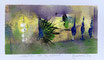 Sentier de la nature, 2016, tecnica mista, 14,5 x 8,5 cm