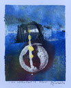 En attendant le retour, 2016, tecnica mista, 10 x 12,5 cm