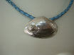 Kette mit Sandklaffmuschel und kleiner Herzmuschel aus Silber