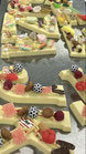 Chocoladeletter WIT  -LET OP VERZENDEN!!!