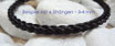 Rund geflochtenes Pferdehaar-Armband aus 6 Strängen (Modell Nr. R6)