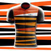 Maillot corto ciclista tope de gama UltraSeries CLUB - modelo VIVE naranja - Uso intensivo