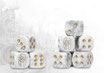 City States Logo on Brown Marbled Dice - 24 per pack