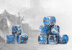 Hundred Kingdoms: Logo on Bone Marbled Dice - 24 per pack