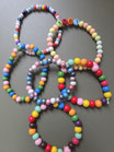6 kunterbunte Armbänder