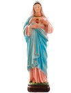 Statua Sacro Cuore di Maria cm. 40 in resina