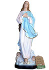 Statua Madonna Assunta del Murillo cm. 130 in resina o vetroresina