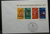 Bund 0734ff Block 8 Olympische Spiele 1972 SST Altenstadt