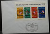 Bund 0734ff Block 8 Olympische Spiele 1972 SST Feldafing