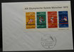 Bund 0734ff Block 8 Olympische Spiele 1972 SST München 2 - Volleyball