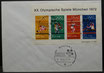 Bund 0734ff Block 8 Olympische Spiele 1972 SST München 2