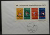Bund 0734ff Block 8 Olympische Spiele 1972 SST München 2