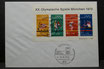 Bund 0734ff Block 8 Olympische Spiele 1972 SST Augsburg 1