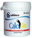 Sabinco CalciBin Hidróxido de calcio 250mg y óxido de calcio 43,4 mg.
