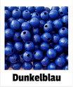 30 Rillenperlen dunkelblau 10mm