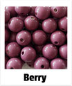 20 Perlen berry 16mm