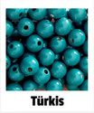 25 Perlen türkis 14mm