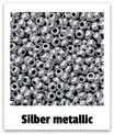 Rocailles 2,5mm silber metallic