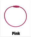 Schlüsseldraht rund pink