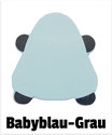 Fädelkörper babyblau-grau g