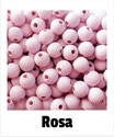 30 Rillenperlen rosa 10mm