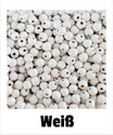 100 Perlen weiß 6mm
