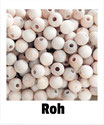 30 Rillenperlen roh 10mm