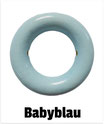 Ring XS mit Bohrung babyblau