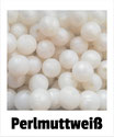 Perlen perlmutt- weiß 12mm