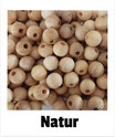 30 Rillenperlen natur 10mm