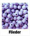 30 Rillenperlen flieder 10mm