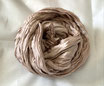 Seidencrashschal beige uni