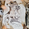 "wisdom of the bear" | Watercolor Artwork | DIN A3