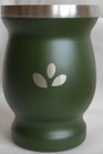 Edelstahl-Becher Natural green