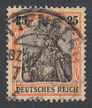 D-DR-088-II - Germania - Inschrift "Deutsches Reich" (Kriegsdruck) - 25
