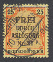 D-DR-D-006 - Für Preußen, "Frei durch Ablösung Nr. 21" - 25