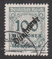 D-DR-D-082 - Freimarken von 1922-1923 mit Aufdruck "Dienstmarke" - 100 Mio