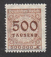 D-DR-313 - Wertangaben im Kreis mit Rosetten-Muster - 500 Tsd