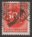 D-DR-D-081 - Freimarken von 1922-1923 mit Aufdruck "Dienstmarke" - 500