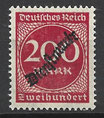 D-DR-D-078 - Freimarken von 1922-1923 mit Aufdruck "Dienstmarke" - 200 M