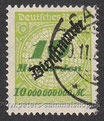 D-DR-D-086 - Freimarken von 1922-1923 mit Aufdruck "Dienstmarke" - 10 Mrd