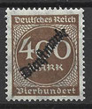 D-DR-D-080 - Freimarken von 1922-1923 mit Aufdruck "Dienstmarke" - 400 M