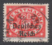 D-DR-D-040 - Dienstmarken Bayern MiNr. 44-61 mit Aufdruck - 50