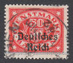 D-DR-D-040 - Dienstmarken Bayern MiNr. 44-61 mit Aufdruck - 50 Pf