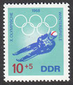 DDR-1336 - Olympische Winterspiele, Grenoble - 10+5