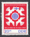 DDR-1123 - Weltfriedenskongress, Helsinki - 20+5