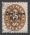 D-DR-D-039 - Dienstmarken Bayern MiNr. 44-61 mit Aufdruck - 40 Pf