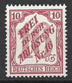 D-DR-D-012 - Für Baden, "Frei durch Ablösung Nr. 16" - 10 Pf
