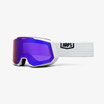 100% SNOWCRAFT XL White / HiPER Violet Mirror