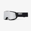 100% SNOWCRAFT XL Black / HiPER Silver Mirror